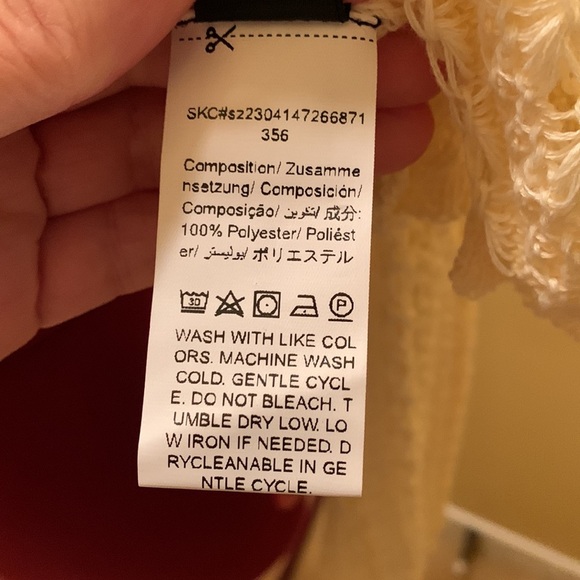 Shein Cropped sweater with front ties NWOT - Picture 8 of 9